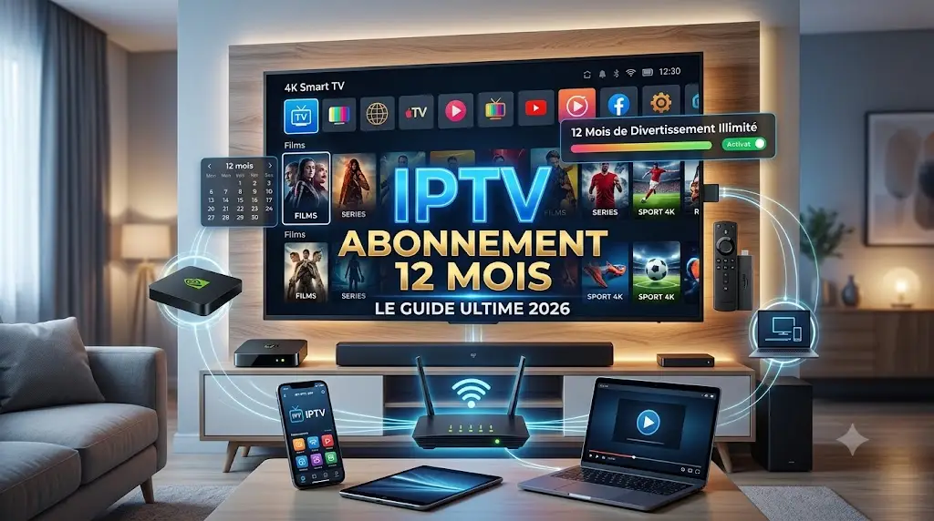 IPTV abonnement 12 mois : Le guide ultime pour choisir le meilleur service en 2026