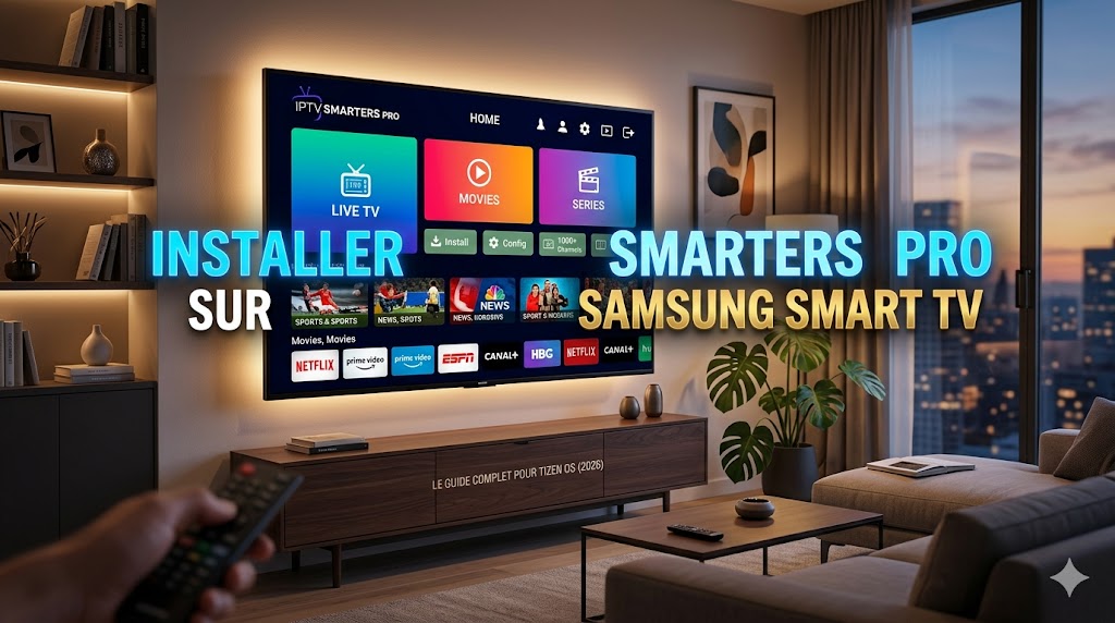 Comment Installer IPTV Smarters Pro sur Samsung Smart TV