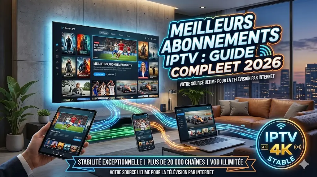 Meilleurs abonnements IPTV : guide complet 2026