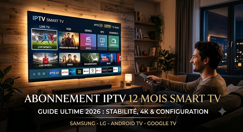 Abonnement IPTV 12 mois Smart TV : Le guide ultime pour choisir, installer et optimiser votre service